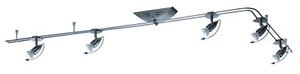 Nice Price Nice Price Schienensystem Hip 5x20W GU5,3 Eisen gebürstet 230/12V 110 - Bild 1 von 2