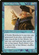1x Noble Benefactor - NM English MTG - The List