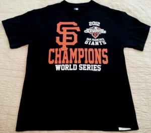 San Francisco Giants T Shirt Large EUC Baseball 2012 World Series Champs INV939 - Picture 1 of 6