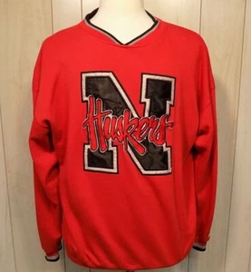 Vintage Starter Men's Nebraska Huskers Sweatshirt Red Size XXL - Picture 1 of 6