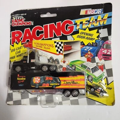 Racing Champions 1992 Racing Team Transporter #28 Davey Allison Texaco Havoline - Image 1 of 4