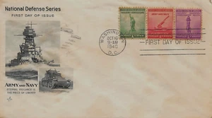 USA PRIMO GIORNO COVER, NAT. DIFESA Scott # 899-901 (inventario # Z843) - Foto 1 di 2