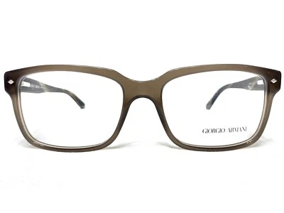NEW Giorgio Armani AR7066 5363 Mens Turtledove Rectangle Eyeglasses Frames 55/18 - Image 1 of 4