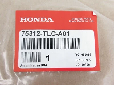 Moldura de adorno inferior delantera de pasajero original Honda 75312-TLC-A01 17-21 CR-V Foto 1 de 3