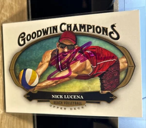 Signed 2020 Upper Deck Goodwin Champions #88 Nick Lucena Autographed - Picture 1 of 1