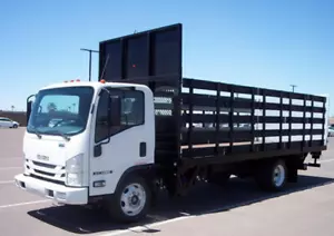 WE BUILD PER ORDER ISUZU 20FT FLATBED stakebed mitsu fuso ud GMC Chevy Hino NPR - Picture 1 of 12