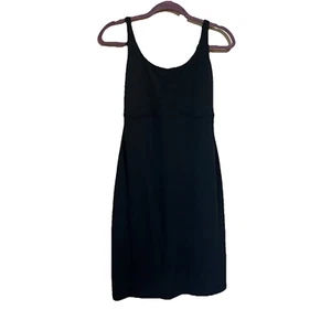 Flexees Tank Dress Built in Bust Support Shapewear Womens 2XL Black Sleeveless - Picture 1 of 12