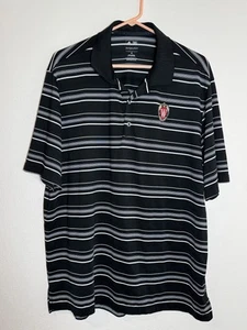Adidas Polo Wisconsin Badgers Men's XL Golf Shirt Performance Athletic Logo - Picture 1 of 10