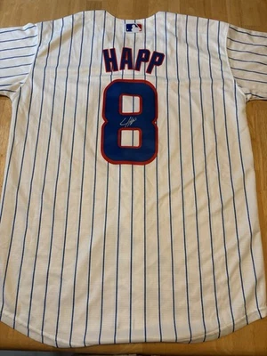 Ian Happ Signed Autographed Chicgao Cubs Jersey Jsa Coa - Image 1 of 4