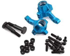 Yeah Racing Tamiya TT-02 Aluminum RWD Drift Steering Knuckle Set (Blue) (2) - Picture 1 of 2
