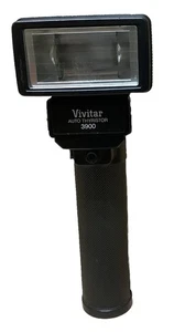 Vivitar 3900 Auto Thyristor Camera Flash, No Batteries- Black - Picture 1 of 22