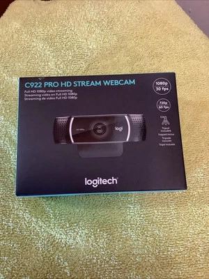 Logitech C922 Pro HD Stream Webcam 1080p SB NEW SEALED BOX - Image 1 of 4