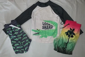 Toddler Boy Size 5T ‘Looking Sharp’ Simple Joys by Carter’s Swimsuit Outfit - Photo 1/4
