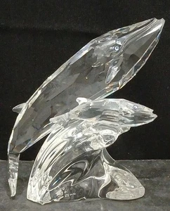 1992 Swarovski Crystal Annual Edition SCS Care For Me The Whales In Original Box - Imagen 1 de 8