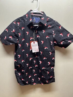 Rugby University shirt mens small Christmas stocking believe collared New! - Image 1 of 4