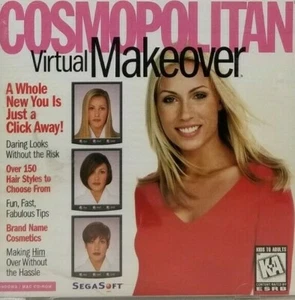 Cosmopolitan Virtual Makeover CD-Rom Hairstyle Makeup Mac PC - Picture 1 of 3