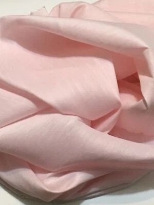 Stretch 97% Linen 3% Spandex Fabric Light Weight Misty Rose 50” Wide By The Yard