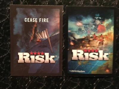 Tarjetas de territorio de riesgo 2010 TÚ ELIGES tarjetas de repuesto de juego Hasbro Foto 1 de 2