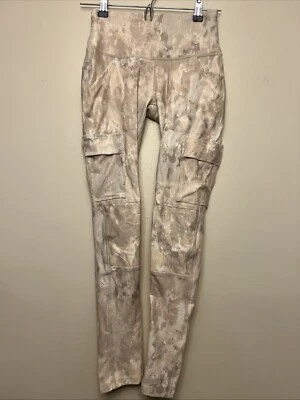 Leggings Mujer Diseño Alpino Alto, XS, Beige Nuevo Con Etiquetas Foto 1 de 4