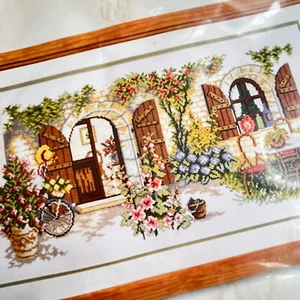 Vervaco Summer Courtyard #2002/70.486 Counted Cross Stitch Kit NEW Sealed - Picture 1 of 4