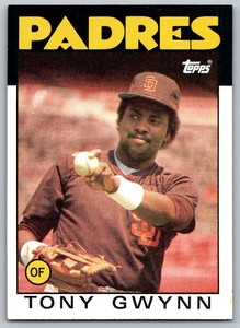 1986 Topps #10 Tony Gwynn    San Diego Padres