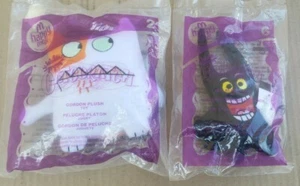 Lot of 2 Mcdonald's Happy Meal Toys Catsratch Gordon & Mr. Blik PLUSH Brand NEW - Picture 1 of 4