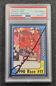 1991 DERRIKE COPE Signed Maxx NASCAR Racing Card-PSA Authenticated - Picture 1 of 4