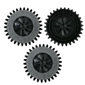 TRIS SPAZZOLE FELTRO CON SETOLE PER LUCIDATRICE VORWERK FOLLETTO PULILUX PL 515 - Foto 1 di 1