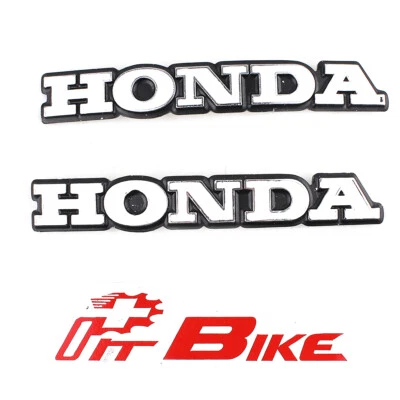 Emblema del tanque de combustible Honda CB125 CB125S NOS 2 piezas Foto 1 de 4