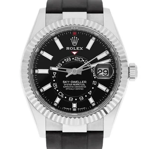 Rolex Sky-Dweller 336239 42mm Black Dial Oysterflex Rubber Band Unworn 2024 - Picture 1 of 10