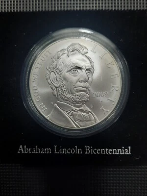 2009 Lincoln Bicentennial Silver Dollar - Image 1 of 3