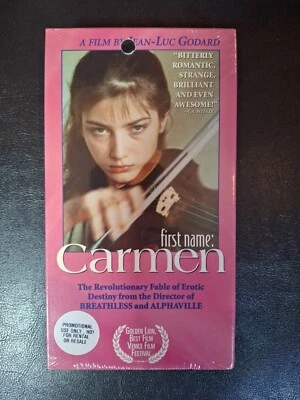 FIRST NAME CARMEN- FACTORY SEALED-PROMO COPY!- 1998 Jean-Luc Godard Golden Lion - Image 1 of 4