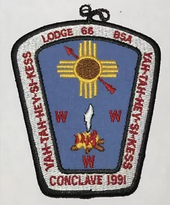 OA Lodge 66 Yah-Tah-Hey-Si-Kess Event PATCH 1991 Cónclave Como Nuevo MC5 - Imagen 1 de 1