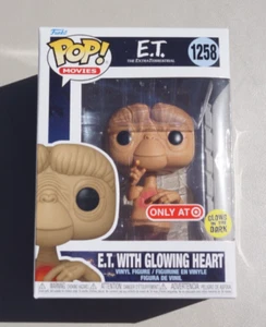 FUNKO POP! MOVIES E.T. With Glowing Heart 1258 Glows In The Dark DB9 - Picture 1 of 7