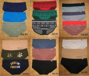 3 Mutandine Victoria's Secret rosa senza cuciture vita bassa hipster grandi a scelta - Foto 1 di 10