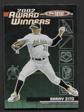 2003 Topps Total Award Winners #AW1 Barry Zito Oakland A's