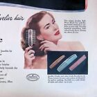 1964 Jewelite Roll-Wave Brush Dresser Set Plastic Combs Hair Orig Ad 10.5x13.5"