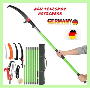 824 cm Alu Teleskop Astschere Baumschere Astsäge Baumsäge Längenverstellung - Bild 1 von 11