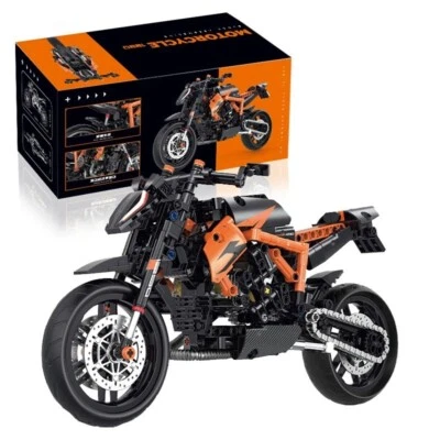 BUILDMOC KTM SUPER DUKE Bausteinen Set Modell 579 Teile & 1:8 Rennmotorrad Sport DIY Set