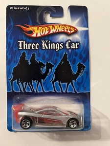 2007 Hot Wheels Exclusive Three Kings Car 2/2 HW PROTOTYPE 12 Silver w/Chrome5Sp - Picture 1 of 4