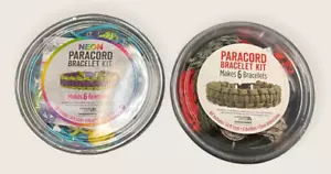 KIT BRACCIALE PARACORD ~ 2 KIT ~ 1 NUOVO ~ 1 APERTO - Foto 1 di 2