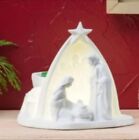 Scentsy NIGHT DIVINE Wax Oil Warmer Nativity Scene Christmas Decor New In Box