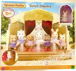 Sylvanian Families Foresta Balletto Teatro Set Calico Critters Coniglio Cioccolato - Foto 1 di 4