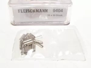Fleischmann N 20x connettore binario argento 9404 nuovo imballo originale - Foto 1 di 1