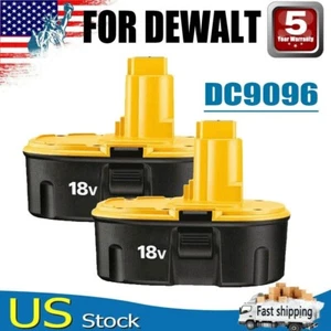 2-Pack 18 Volt Replacement for Dewalt XRP Battery DC9096-2 DC9098 DC9099 DW9096  - Picture 1 of 23