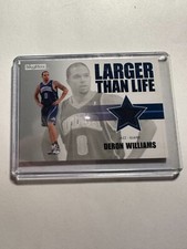 K17,165 - 2008-09 SkyBox Larger Than Life #LLDW Deron Williams Jersey