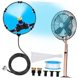 Fan Misting Kit - Upgraded Adjustable 26FT Fan Misters for Cooling Outdoor - Picture 1 of 7