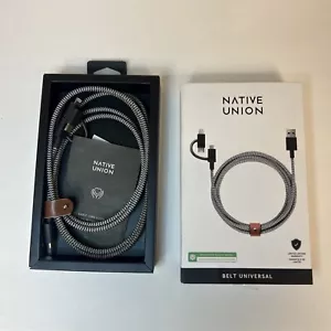 Native Union 6.5' USB Type-A-to-Micro-USB/USB Type-C Cable OPEN NEW🔥 - Picture 1 of 1
