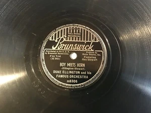 78:BRUNSWICK m8306 DUKE ELLINGTON and his FAMOUS ORCHESTRA - BOY MEETS HORN /  - Picture 1 of 6