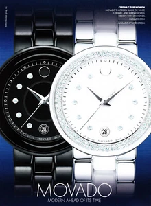 REVISTA RELOJ MOVADO anuncio promocional #24 2013 "NO ES UN RELOJ" - Imagen 1 de 2